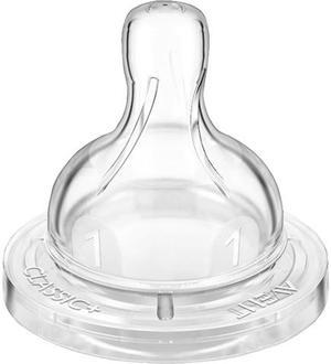 Philips Avent Anti-colic Baby Bottle Newborn Flow Nipple, 2pk, SCF421/27