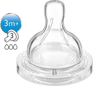 Philips Avent Anti-colic Baby Bottle Medium Flow Nipple, 2pk, SCF423/27
