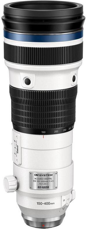 OM System M.Zuiko Digital 150 mm to 400 mm - f/22 - f/4.5 - Telephoto, Ultra Telephoto, Teleconverter Zoom Lens