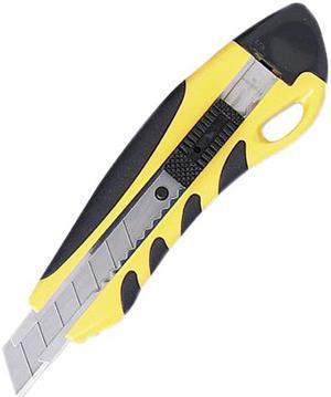Sparco Heavy-Duty Utility Knife PVC Grip Plastic Yellow/Black 15851