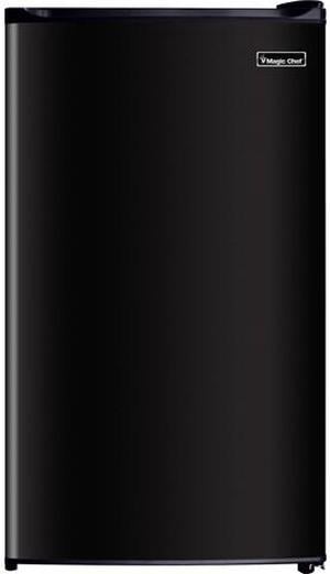 MAGIC CHEF MCBR350B2 3.5 Cu Ft Refrigerator with Manual Defrost, Black