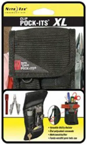 NITE IZE NPXL-03-01 Holster,4 In W,1 1/2 In D,7 1/2 In H