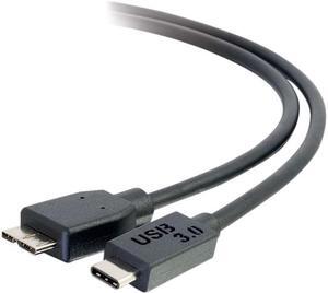 C2G 28864 10FT USB 3.0 (USB 3.1 GEN 1) USB-C TO USB MICRO-B CABLE M/M - BLACK
