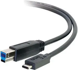 C2G 3ft USB 3.0 USB-C to USB-B Cable M/M - Black