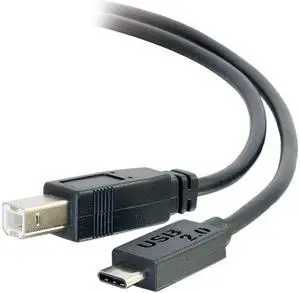 C2G 12ft, USB 2.0 Type C, USB B