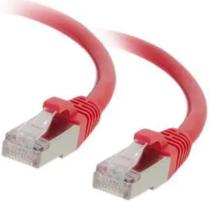 C2G 00843 Cat6 Cable - Snagless Shielded Ethernet Network Patch Cable, Red (2 Feet, 0.60 Meters)
