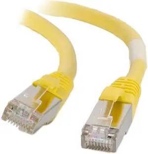 C2G / Cables to Go 00863 Cat6 Snagless Shielded (STP) Network Patch Cable, Yellow (5 Feet/1.52 Meters)