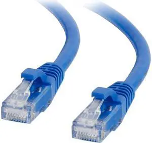 C2G 00690 Cat6a Cable - Snagless Unshielded Ethernet Network Patch Cable, Blue (2 Feet, 0.60 Meters)