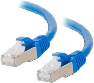 C2G 00792 Cat6 Cable - Snagless Shielded Ethernet Network Patch Cable, Blue (2 Feet, 0.60 Meters)