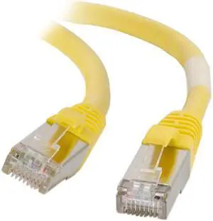 C2G 00871 C2G 15ft Cat6 Snagless Shielded (STP) Network Patch Cable - Yellow - Category 6 for Network Device - Patch Cable - 15 ft - 1 x RJ-45 Male Network - 1 x RJ-45 Male Network - Gold Plated, C2G 00871 C2G 15ft Cat6 Snagless Shielded (STP) Network Patch Cable - Yellow - Category 6 for Network Device - Patch Cable - 15 ft - 1 x RJ-45 Male Network - 1 x RJ-45 Male Network - Gold Plated,