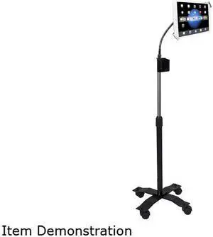 CTA Digital Compact Security Gooseneck Floor Stand for 7-13" Tablets (PAD-SCGS)