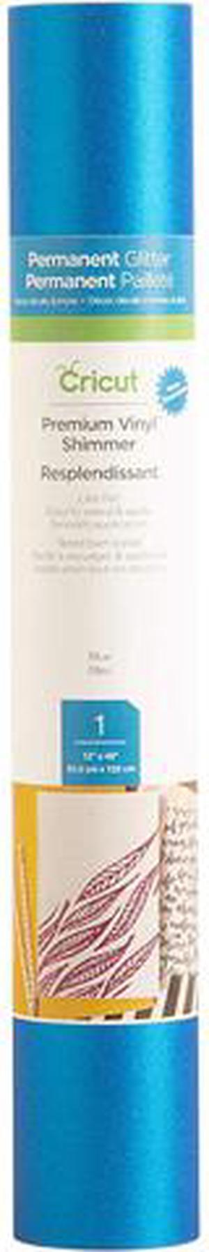 Cricut 2004551 LT Blue 12X48 Shimmer Vinyl, Light
