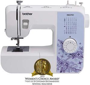 Brother Sewing Machine, XM2701, Lightweight Machine with 27 Stitches, 6 Included Sewing Feet
