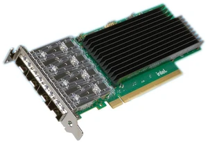 Intel Ethernet Network Adapter E835-XXVDA4 - PCI Express 4.0 - 25 Gbit/s Data Transfer Rate - Optical Fiber - Low Profile and Full Height Bracket Height - 25GBase-CR, 25GBase-CR1, 25GBase-SR, 25GBase- Intel Ethernet Network Adapter E835-XXVDA4 - PCI Express 4.0 - 25 Gbit/s Data Transfer Rate - Optical Fiber - Low Profile and Full Height Bracket Height - 25GBase-CR, 25GBase-CR1, 25GBase-SR, 25GBase-