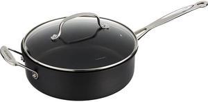 Cuisinart FCT33-28H French Classic Tri-Ply Stainless 5-1/2-Quart Saute Pan  with Helper Handle and Cover 