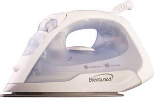 Brentwood Non-Stick Steam Iron, White MPI-52