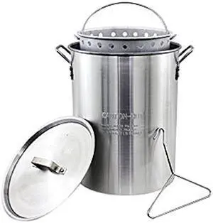 CHARD PRODUCTS ALUM POT WITH BASKET HNDL 30QT