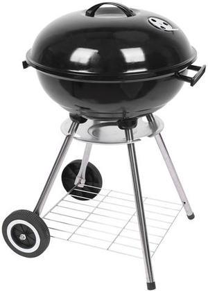 Zokop Portable Steel Charcoal Grill BBQ Grill Spherical Design Black