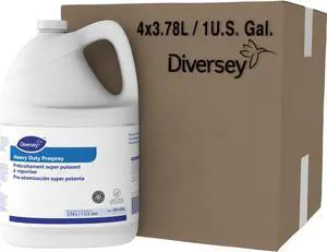 Diversey Heavy Duty Prespray Carpet Cleaner - Fruity Scent - 128 fl oz (4 quart)  - 4 / Carton  904266