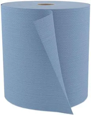 Tuff-Job Spunlace Towels, Blue, Jumbo Roll, 12 x 13, 475/Roll W802