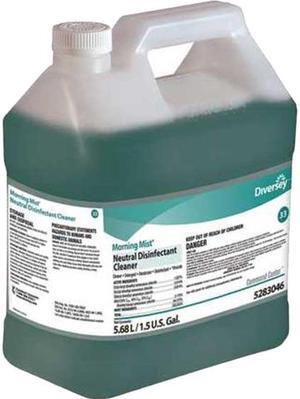 DIVERSEY 5283046 Disinfectant Cleaner, 1.5 gal. jug, Unscented