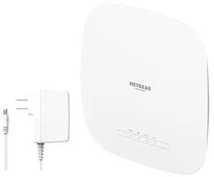 Netgear AX3000 Dual-Band PoE Multi-Gig Insight Managed WiFi 6 Access Point with Power Adapter, WAX615PA-100NAS