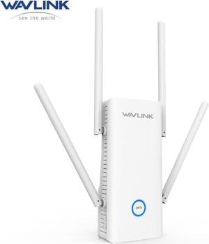 Wavlink AX1800 WiFi 6 Mesh WiFi Range Extender Dual Band Wireless Signal Booster WiFi Repeater up to 18Gbps AP Mode Mesh Mode with Dual Gigabit LAN Port Extend Internet WiFi to Home Device