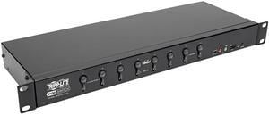 Tripp Lite 8-Port KVM Switch DVI/USB w Audio & Peripheral Sharing 1U 1080p (B024-DUA8-SL)