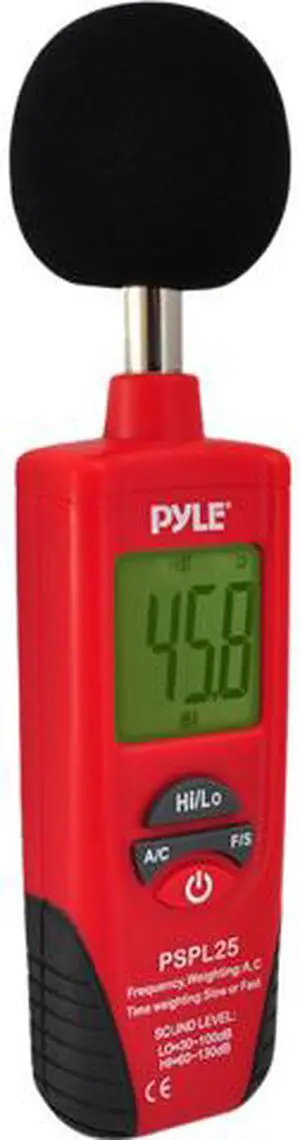 Pyle PSPL25 Sound Level Meter with A and C Frequency Weighting