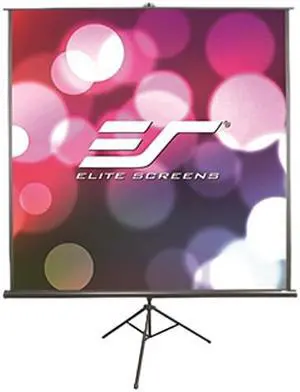 Elite Screens - T113SB - Elite Screens TRIPOD B - 113-INCH, 1:1, Lightweight Pull Up Foldable Stand, Manual, Movie Home