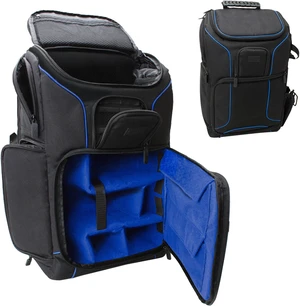 Digital SLR Camera Backpack (Blue) w/Padded Custom Dividers, Tripod Holder, Laptop Compartment, Rain Cover and Accessory Storage by USA Gear for DSLR Cameras by Nikon, Canon, Sony, Pentax & More Digital SLR Camera Backpack (Blue) w/Padded Custom Dividers, Tripod Holder, Laptop Compartment, Rain Cover and Accessory Storage by USA Gear for DSLR Cameras by Nikon, Canon, Sony, Pentax & More