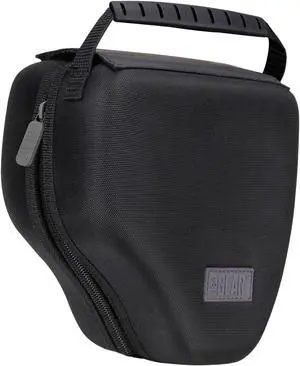 Quick Access DSLR Hard Shell Camera Case with Molded EVA Protection, Padded Interior, Holster Belt Loop and Rubber Coated Handle by USA Gear Quick Access DSLR Hard Shell Camera Case with Molded EVA Protection, Padded Interior, Holster Belt Loop and Rubber Coated Handle by USA Gear