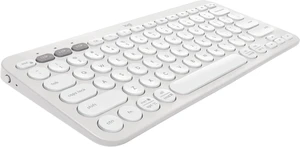 Logitech Pebble Keys 2 K380s, Multi-Device Bluetooth Wireless Keyboard with Customizable Shortcuts, Slim and Portable, Easy-Switch for Windows, macOS, iPadOS, Android, Chrome OS - Tonal White Logitech Pebble Keys 2 K380s, Multi-Device Bluetooth Wireless Keyboard with Customizable Shortcuts, Slim and Portable, Easy-Switch for Windows, macOS, iPadOS, Android, Chrome OS - Tonal White