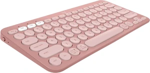 Logitech Pebble Keys 2 K380s, Multi-Device Bluetooth Wireless Keyboard with Customizable Shortcuts, Slim and Portable, Easy-Switch for Windows, macOS, iPadOS, Android, Chrome OS - Tonal Rose Logitech Pebble Keys 2 K380s, Multi-Device Bluetooth Wireless Keyboard with Customizable Shortcuts, Slim and Portable, Easy-Switch for Windows, macOS, iPadOS, Android, Chrome OS - Tonal Rose