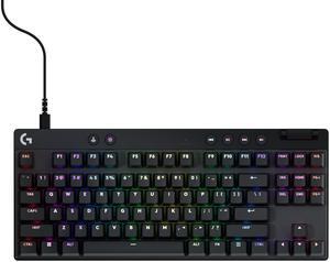 Logitech G PRO X TKL RAPID Tenkeyless Wired Gaming Keyboard With Magnetic Analog Switches, Rapid Trigger Mode, Adjustable Actuation, and Customizable RGB Lighting, Black - Cable Connectivity - USB Typ