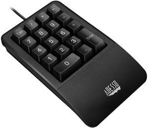 Adesso AKB-618UB Antimicrobial Waterproof Numeric Keypad with Wrist Rest Support