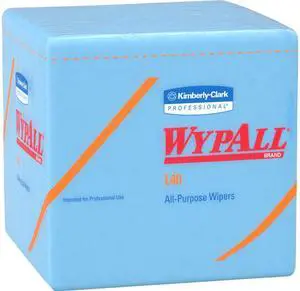 WypAll L40 Disposable Cleaning and Drying Towels (05776), Limited Use Towels, Blue, 12 Packs per Case, 56 Sheets per Pack, 672 Sheets Total