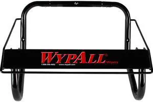 Wall Mounted Dispenser for WypAll and Kimtech Wipes (80579), Jumbo Roll, Black