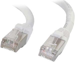 C2G 00923 C2G 10FT CAT6 SNAGLESS SHIELDED (STP) NETWORK PATCH CABLE - WHITE