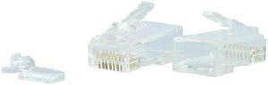 C2g Rj45 Cat6 Modular Plug For Round Solid/Stranded Cable - 100Pk