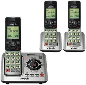 Vtech Communications CS66293 CS6629-3 Cordless Digital Answering System, Base and 2 Additional Handsets