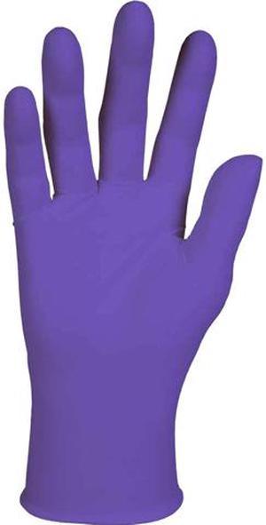 Kimberly-Clark Nitrile Exam Gloves, Purple, Large, 100/Bx