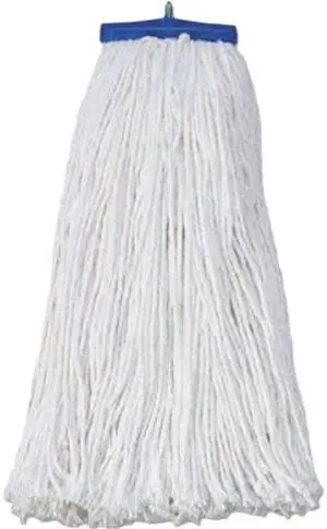 Cut-End Wet Mop Heads, Economical Lieflat Head, 20 oz, Rayon