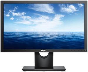 Dell E1916H Widescreen LED Anti-Glare Monitor Back Lit LCD 1366 x 766 18.5"  16:9 200 cd/m2 VGA DP 16:9 5 ms Tilt Adjustable - Black
