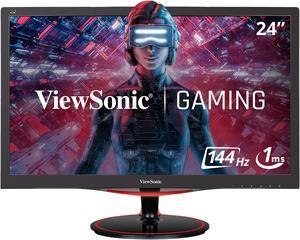 ViewSonic VX2458-MHD 24 Inch 1080p 1ms 144Hz Gaming Monitor with FreeSync Premium Flicker-Free and Blue Light Filter HDMI and DP