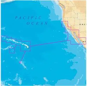 Navionics Platinum Plus Baja California and Hawaii Marine Map