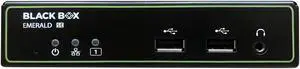 Black Box Emerald SE KVM-over-IP Receiver - Single-Monitor, DisplayPort Single-Head Transmitter (EMD2000SE-DP-R) Black Box Emerald SE KVM-over-IP Receiver - Single-Monitor, DisplayPort Single-Head Transmitter (EMD2000SE-DP-R)