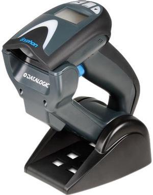 Datalogic Gryphon GM4130 General Purpose Handheld Cordless Linear Imager Barcode Reader w/ Datalogic's STAR Cordless System, 910Mhz, RS232 Kit, Black - GM4130-BK-910K2