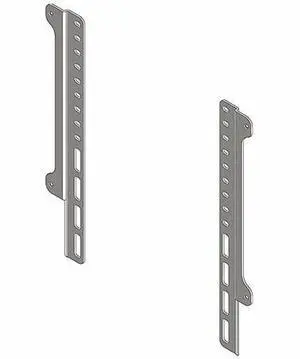 Chief Universal Flat Panel Mount Hardware Kit - Includes 4" High/Low Offset Bracket and M8 Screws - VESA Mount Compatible - FHB5196 Chief Universal Flat Panel Mount Hardware Kit - Includes 4" High/Low Offset Bracket and M8 Screws - VESA Mount Compatible - FHB5196