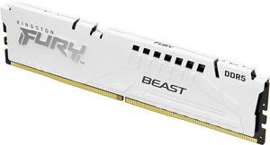 Kingston 32GB 5200MHz DDR5 CL40 DIMM (Kit of 2) FURY Beast White XMP Kingston 32GB 5200MHz DDR5 CL40 DIMM (Kit of 2) FURY Beast White XMP